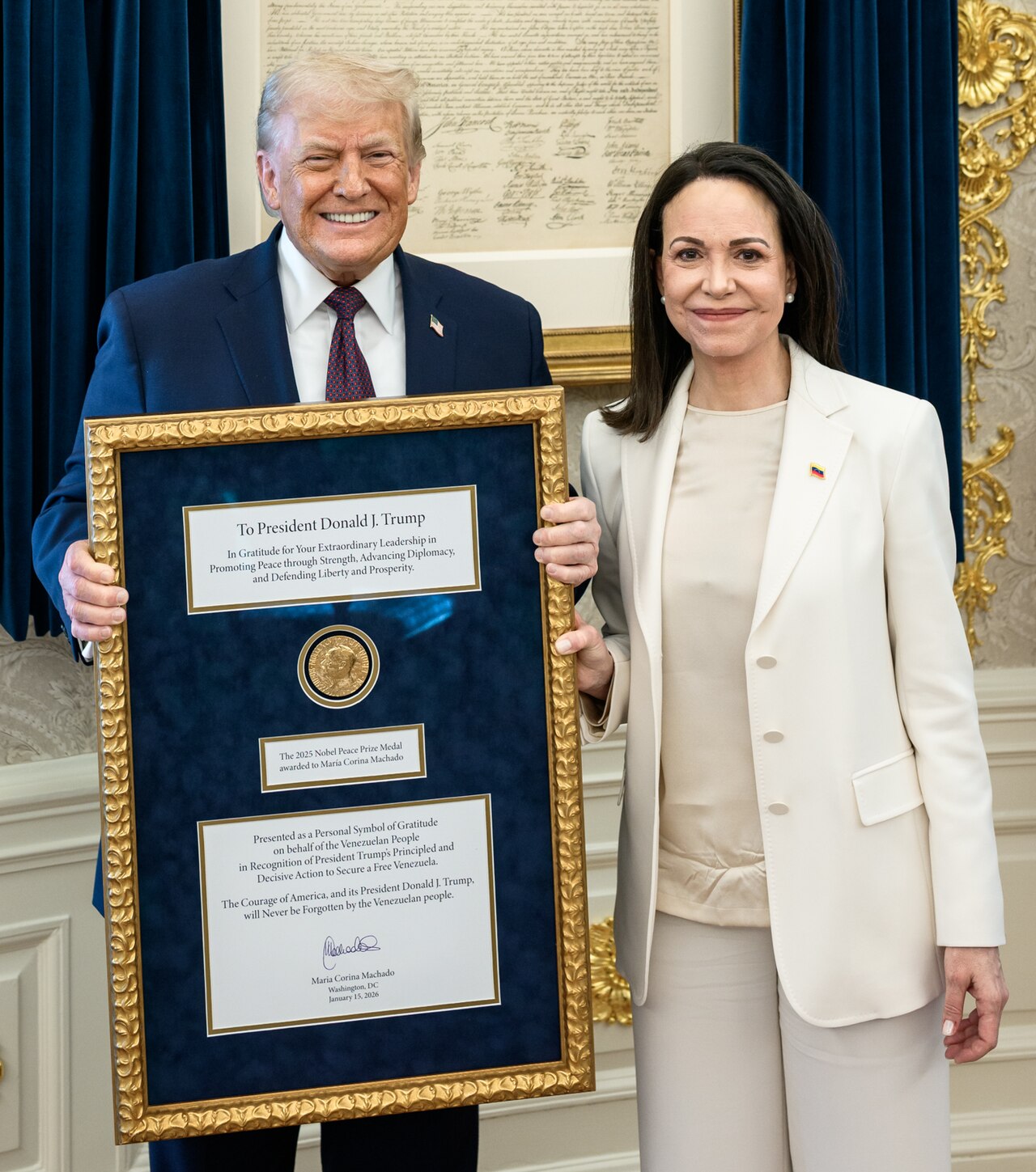 Nobel Prize gold medal