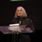 Anne Carson Wins 2026 Nobel Prize in Literature, Announced by Swedish Academy - File:Anne Carson, poet, at the 2024 National Book Awards finalist reading 1.jpg