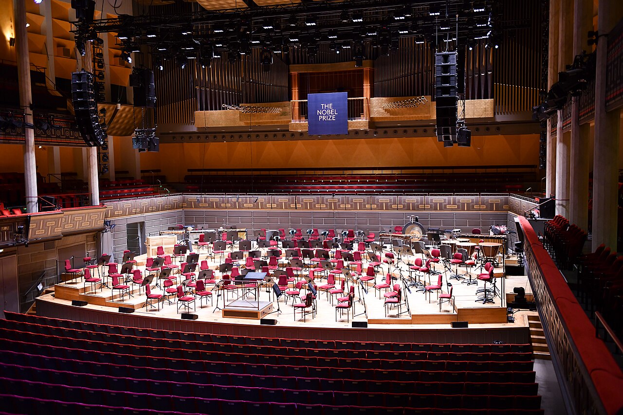 Stockholm Concert Hall, venue of the Nobel award ceremony