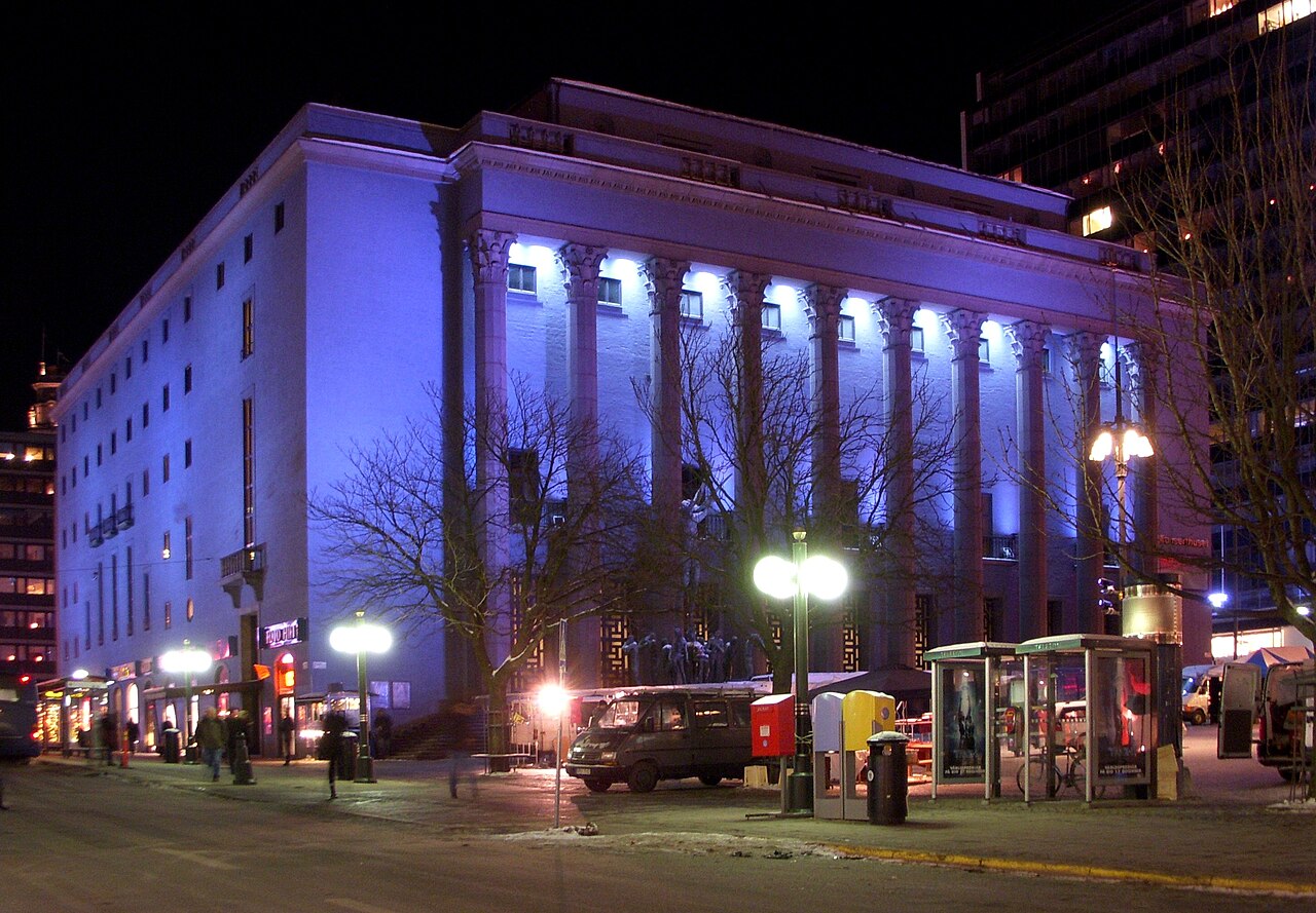 Stockholm's Concert Hall (Konserthuset), where Nobel laureates receive their prizes each December