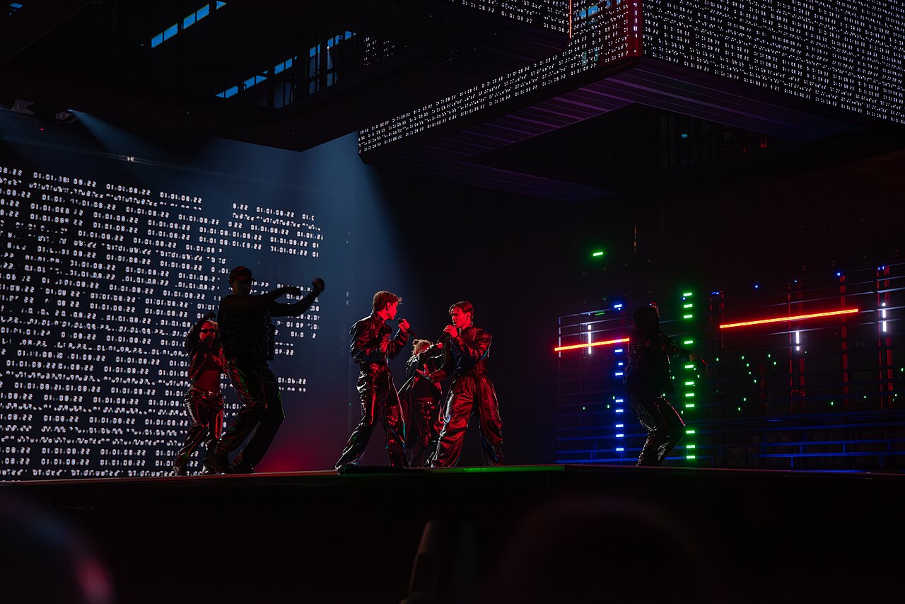 Marcus & Martinus at Eurovision 2024 in Malmö