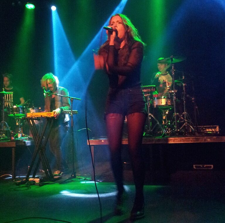 Tove Lo performing live on stage
